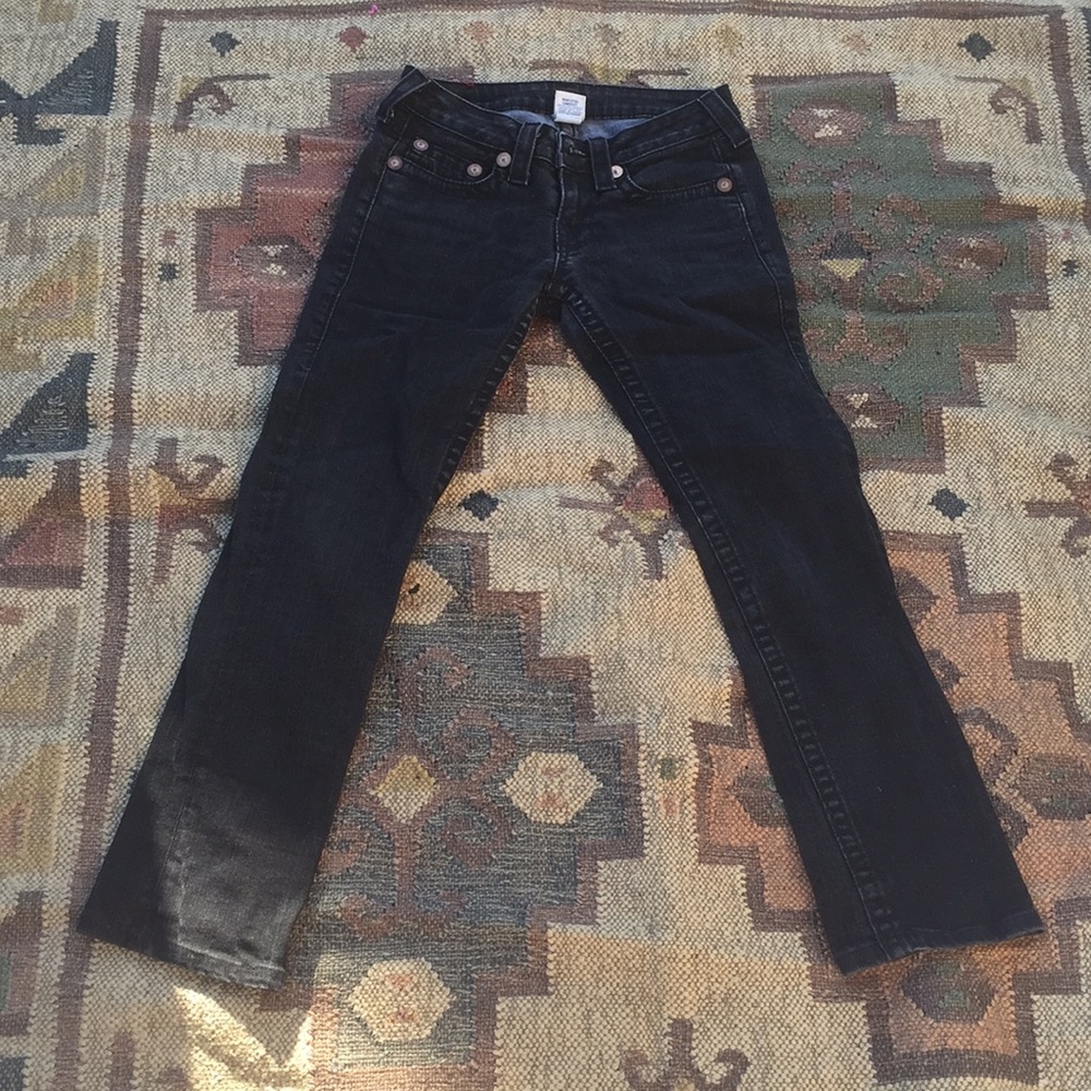 True Religion Black Jeans W27”xL27”